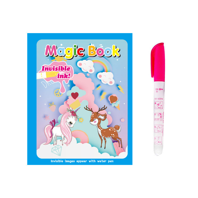 Childrens Creative Magic Water Painting Book