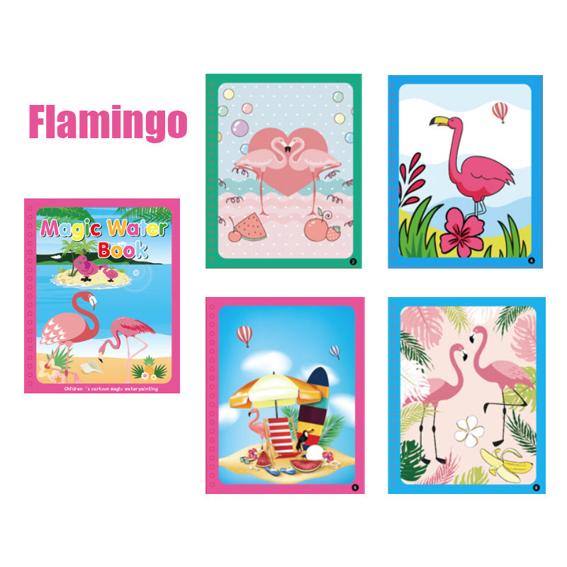 Childrens Creative Magic Water Painting Book