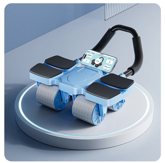 Abdominal Wheel with Automatic Rebound
