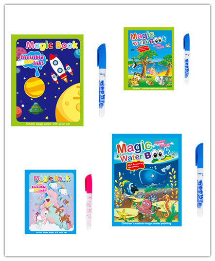 Childrens Creative Magic Water Painting Book