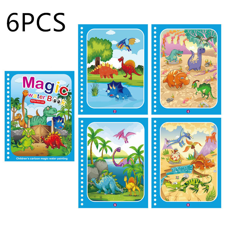 Childrens Creative Magic Water Painting Book