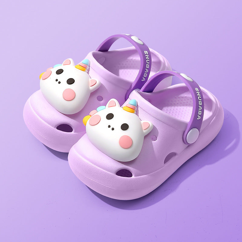 Childrens Summer Cartoon Slippers