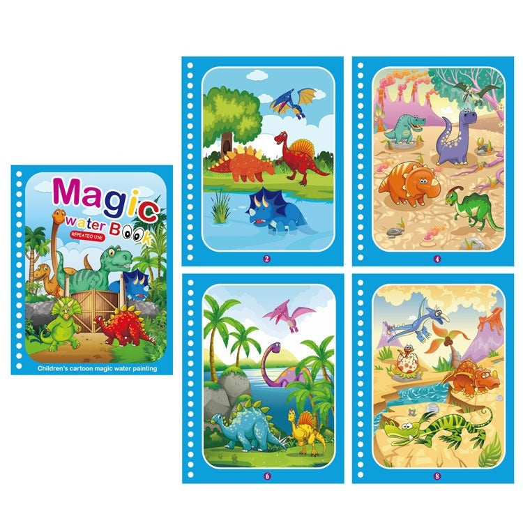 Childrens Creative Magic Water Painting Book