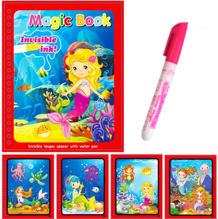 Childrens Creative Magic Water Painting Book