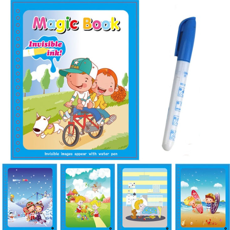 Childrens Creative Magic Water Painting Book