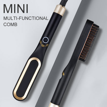 Mini Hair Straightener Brush 