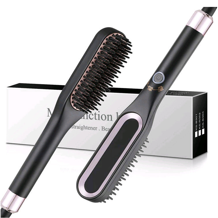 Mini Hair Straightener Brush 