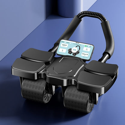 Abdominal Wheel with Automatic Rebound