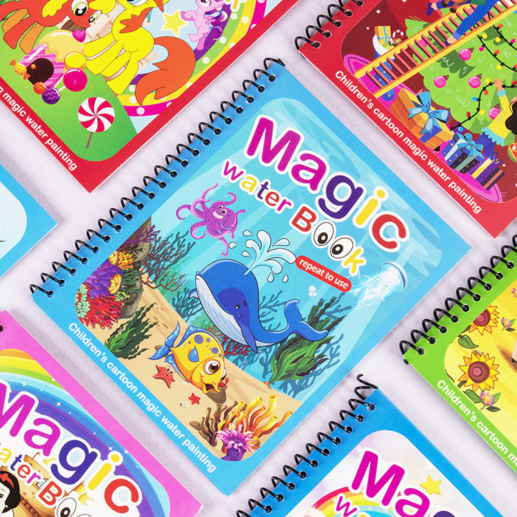 Childrens Creative Magic Water Painting Book