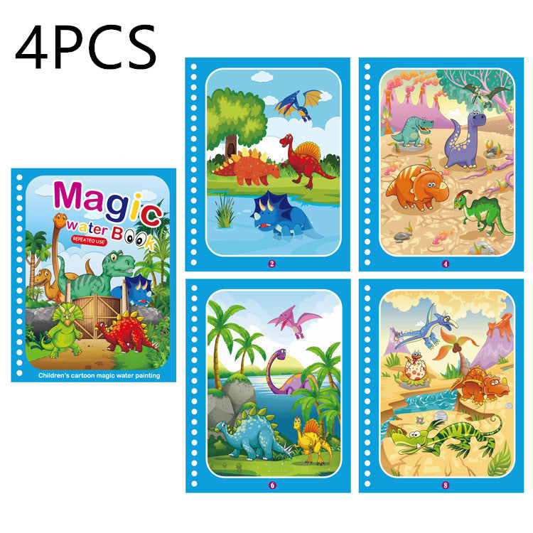 Childrens Creative Magic Water Painting Book