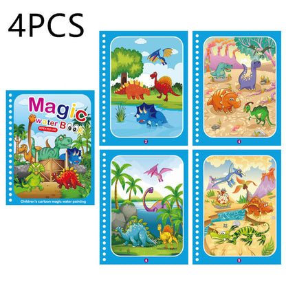 Childrens Creative Magic Water Painting Book