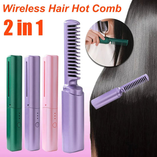  Professional Wireless Hair Straightener 