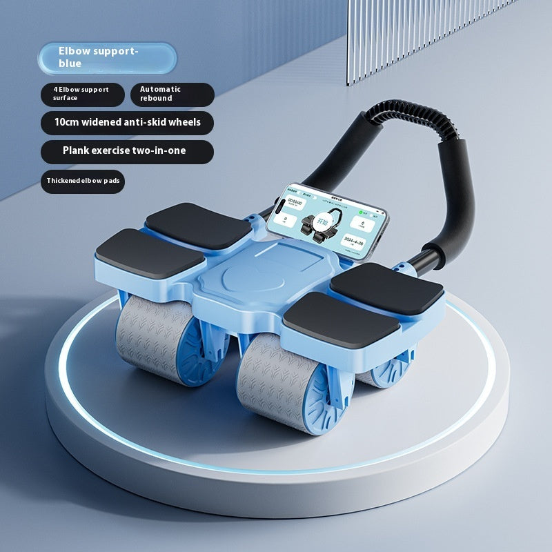 Abdominal Wheel with Automatic Rebound