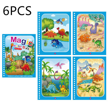Childrens Creative Magic Water Painting Book