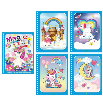 Childrens Creative Magic Water Painting Book